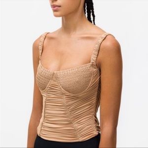Dion Lee corset hook & eye top